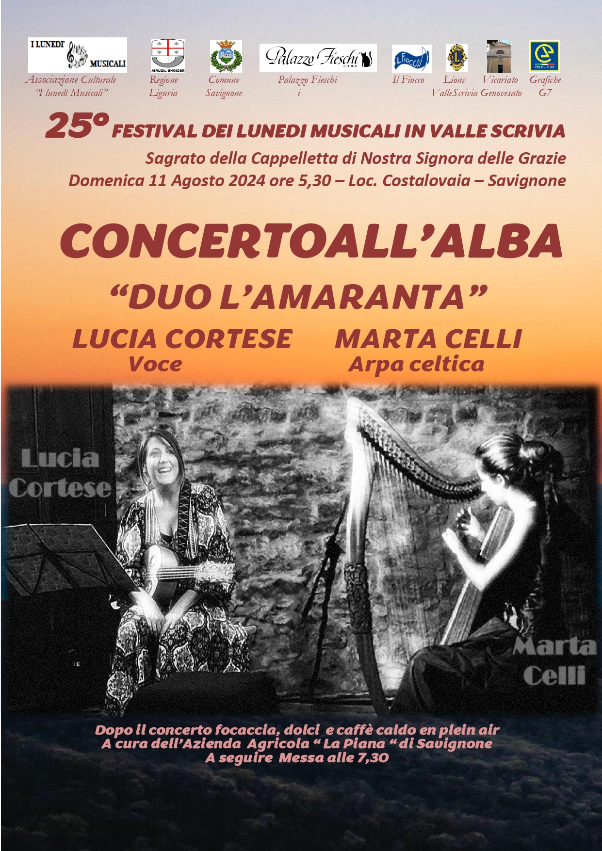 25° FESTIVAL DEI LUNEDI MUSICALI IN VALLE SCRIVIA